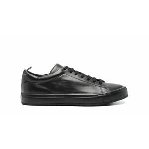 OFFICINE CREATIVE leather low-top sneakers in black Size 41/ US 11
